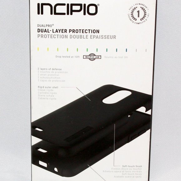 INCIPIO DUALPRO DUAL-LAYER PROTECTION FOR LG ZONE 4 & LG RISIO 3 - Picture 2 of 2